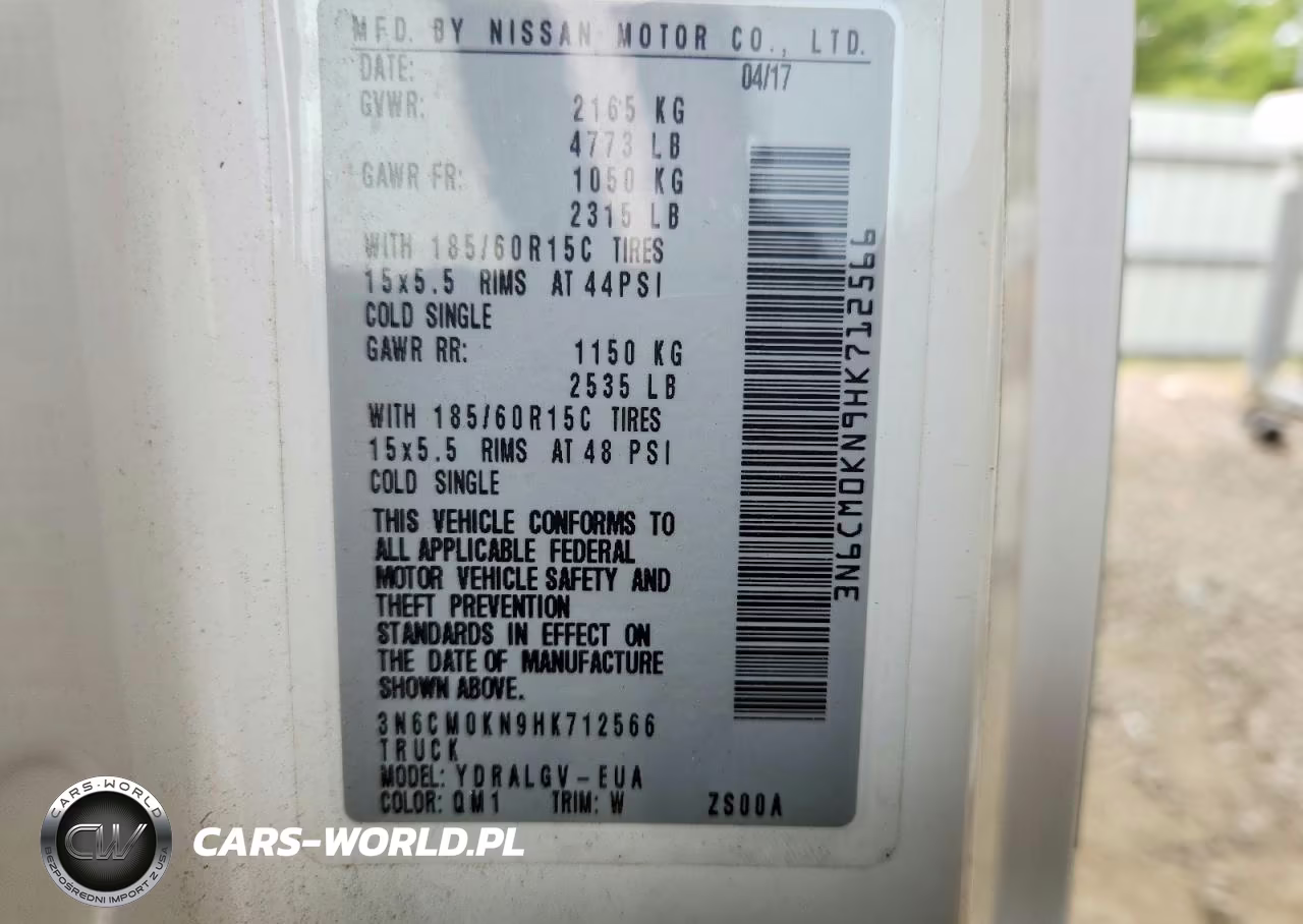 2017 Nissan Nv200 Sv VIN:3N6CM0KN9HK712566 - 13