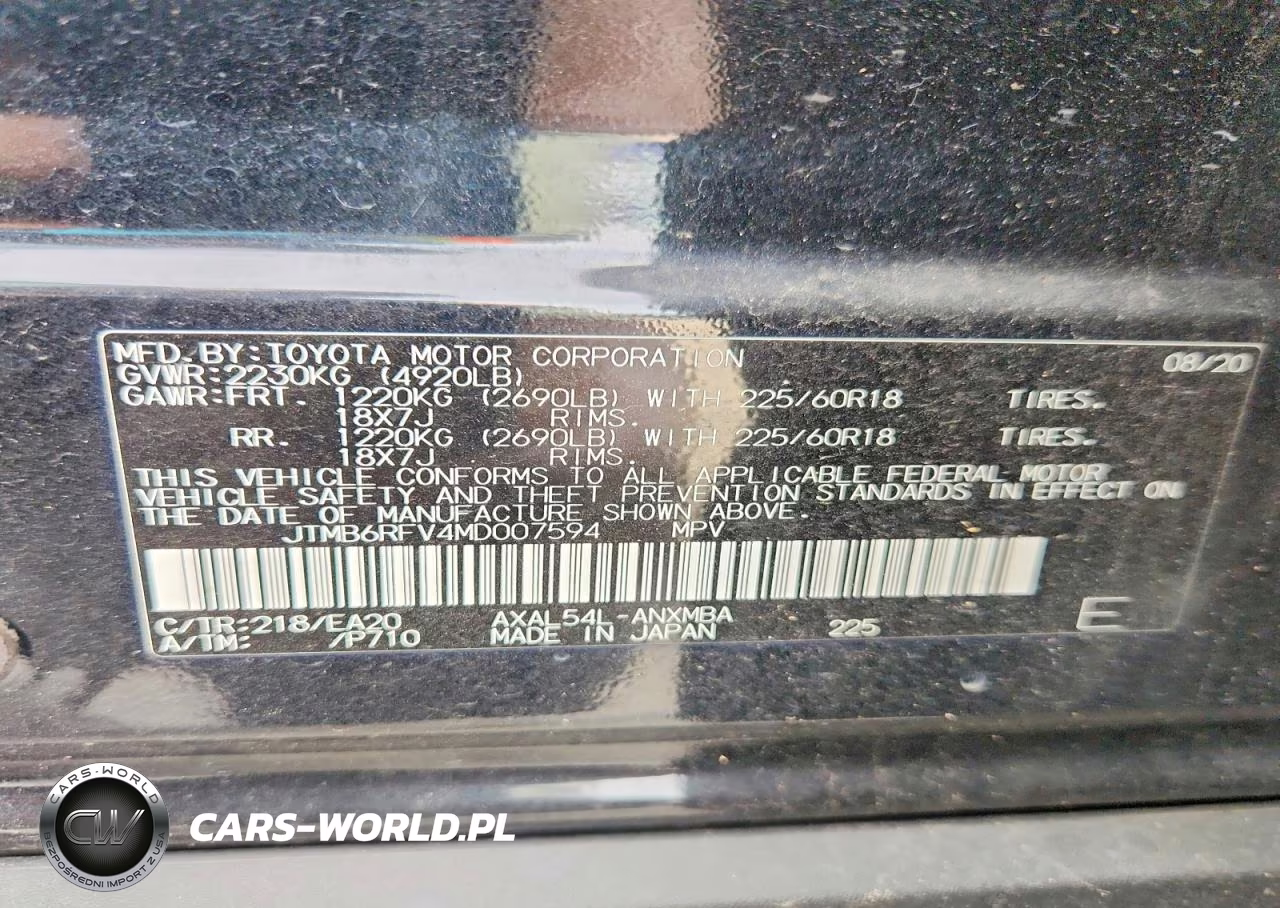 2021 Toyota Rav4 Hybrid Xle Premium VIN:JTMB6RFV4MD007594 - 13