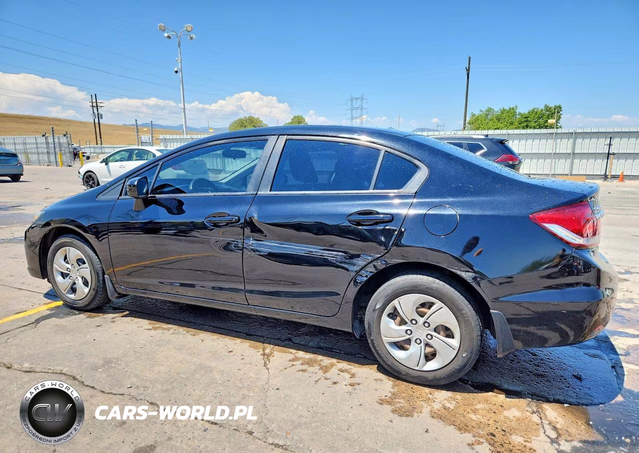 2014 Honda Civic Lx VIN:2HGFB2F57EH502334 - 2