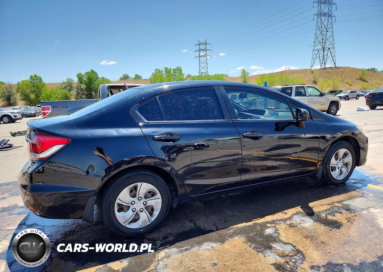 2014 Honda Civic Lx VIN:2HGFB2F57EH502334 - 3