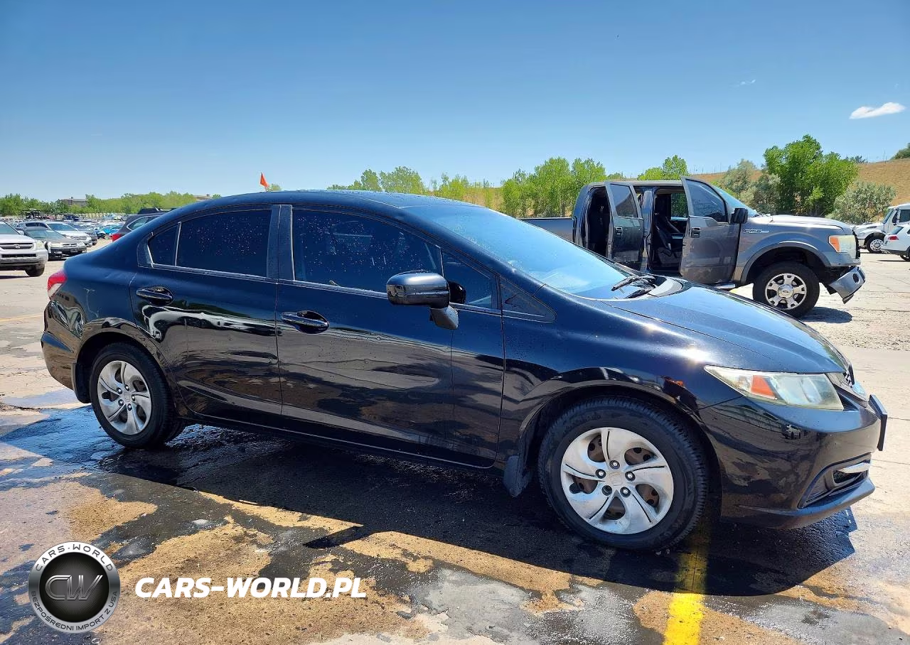 2014 Honda Civic Lx VIN:2HGFB2F57EH502334 - 4