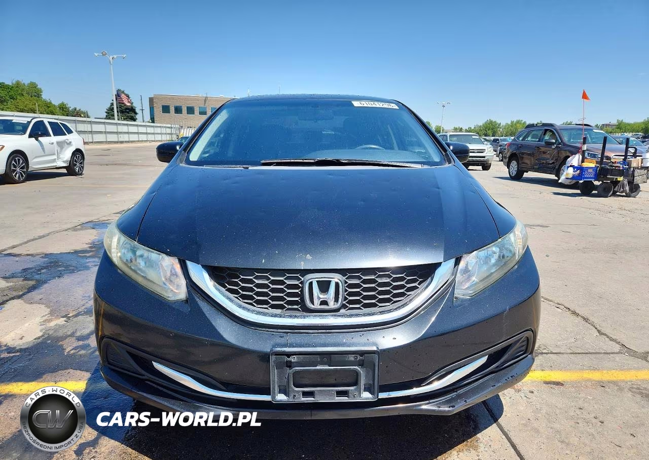 2014 Honda Civic Lx VIN:2HGFB2F57EH502334 - 5