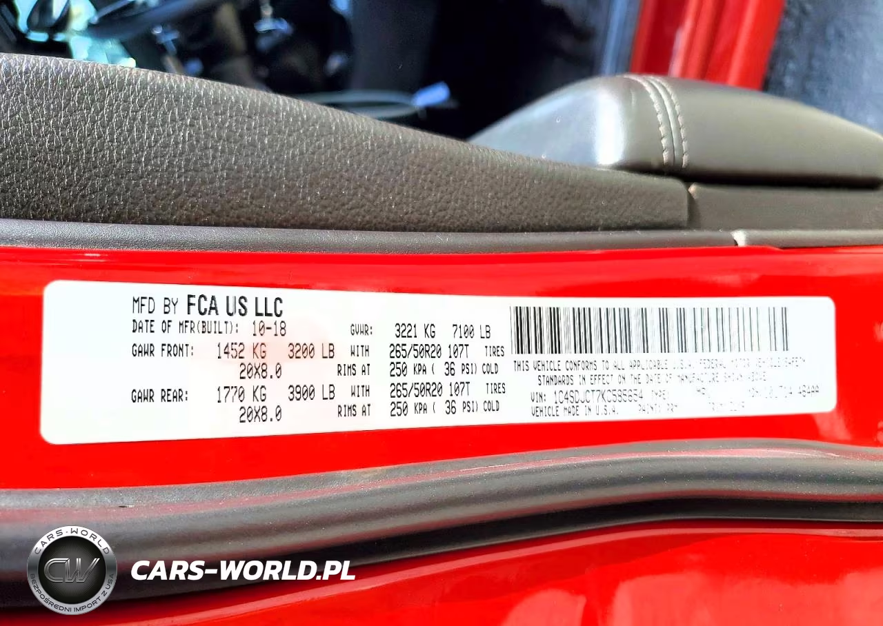2019 Dodge Durango R-T VIN:1C4SDJCT7KC585654 - 13
