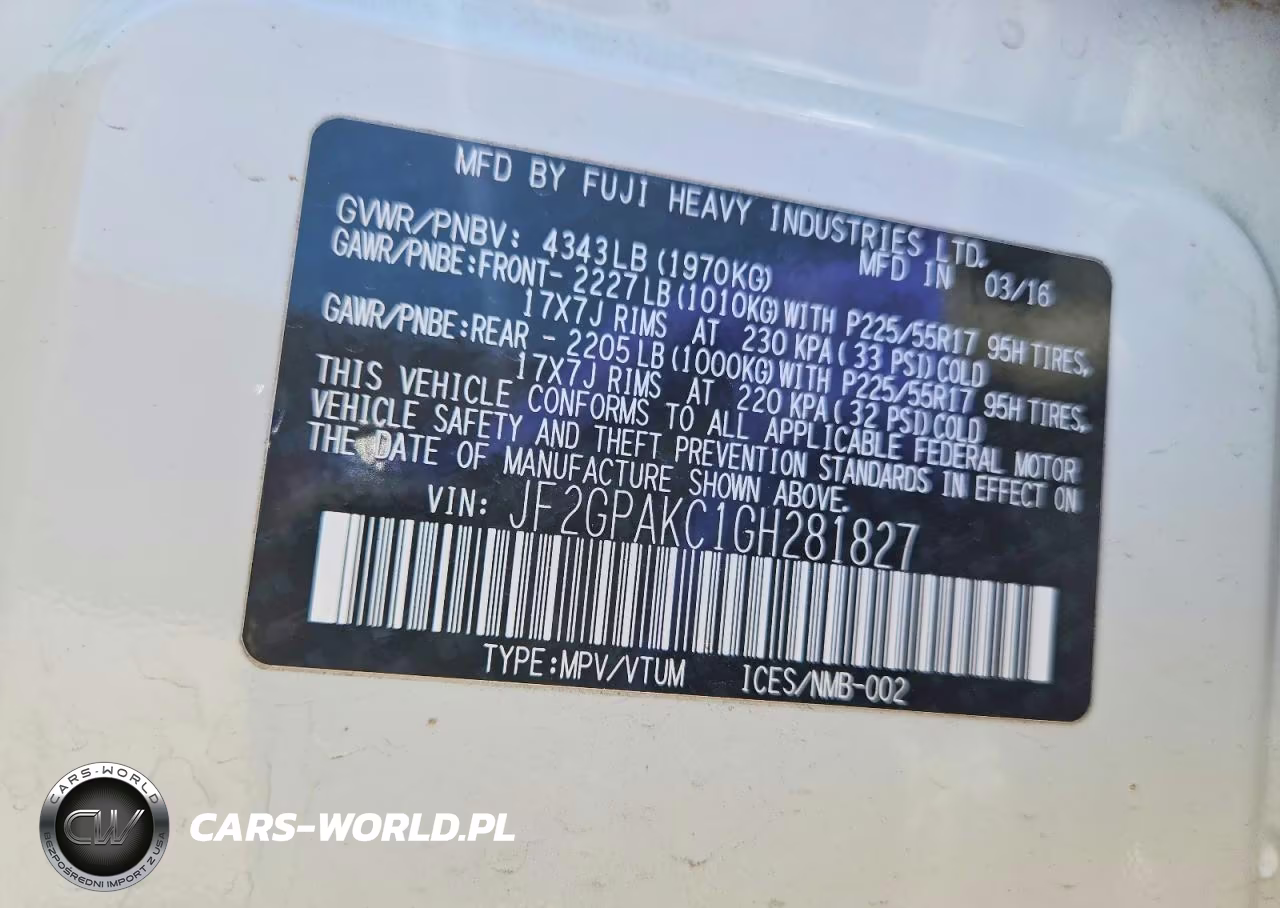 2016 Subaru Crosstrek Limited VIN:JF2GPAKC1GH281827 - 13