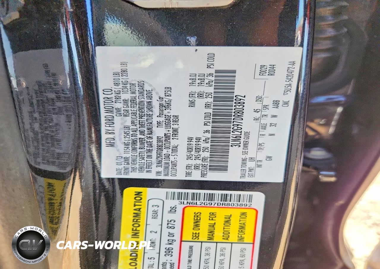2013 Lincoln Mkz VIN:3LN6L2G97DR803892 - 12