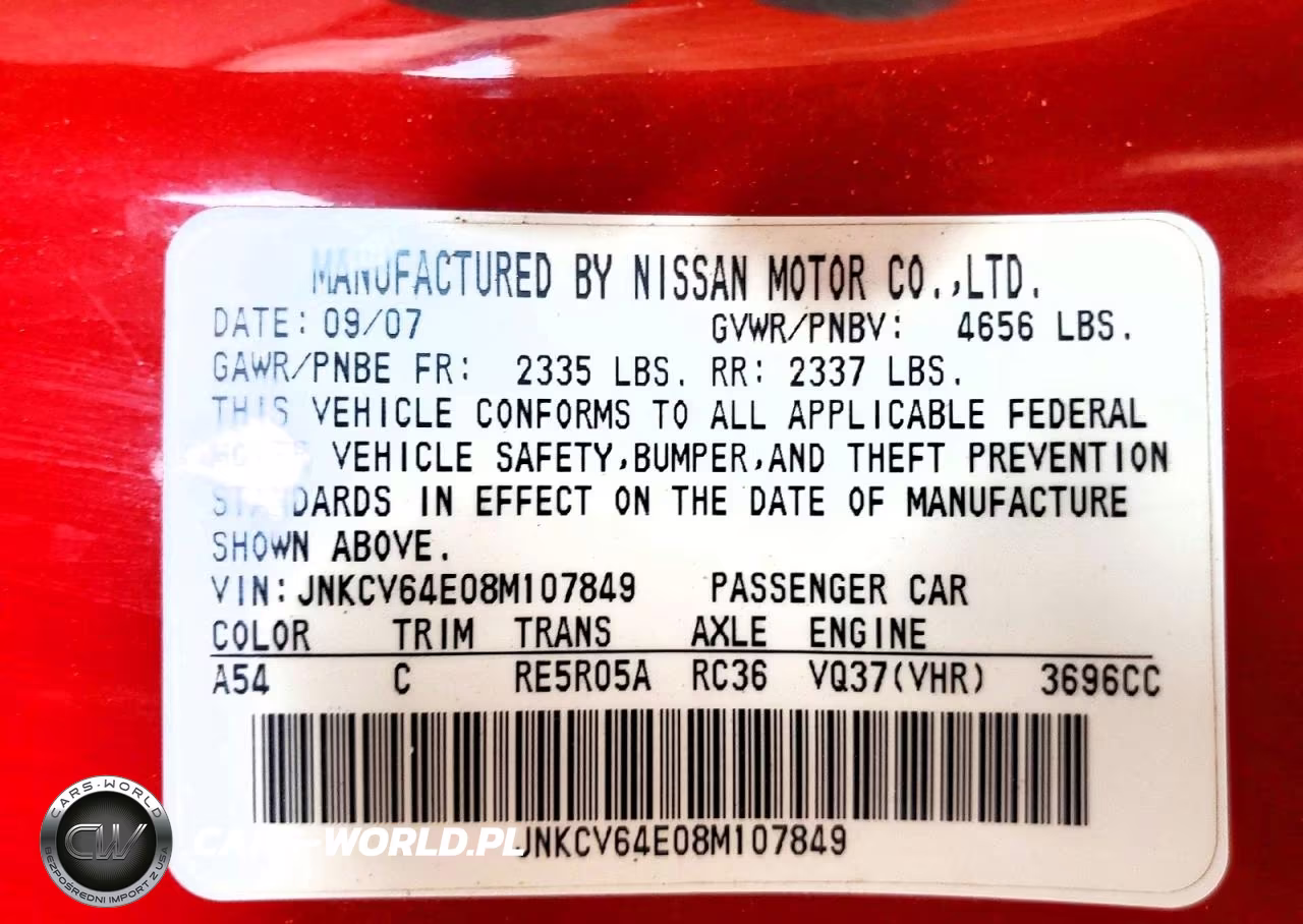 2008 Infiniti G37 Base VIN:JNKCV64E08M107849 - 12