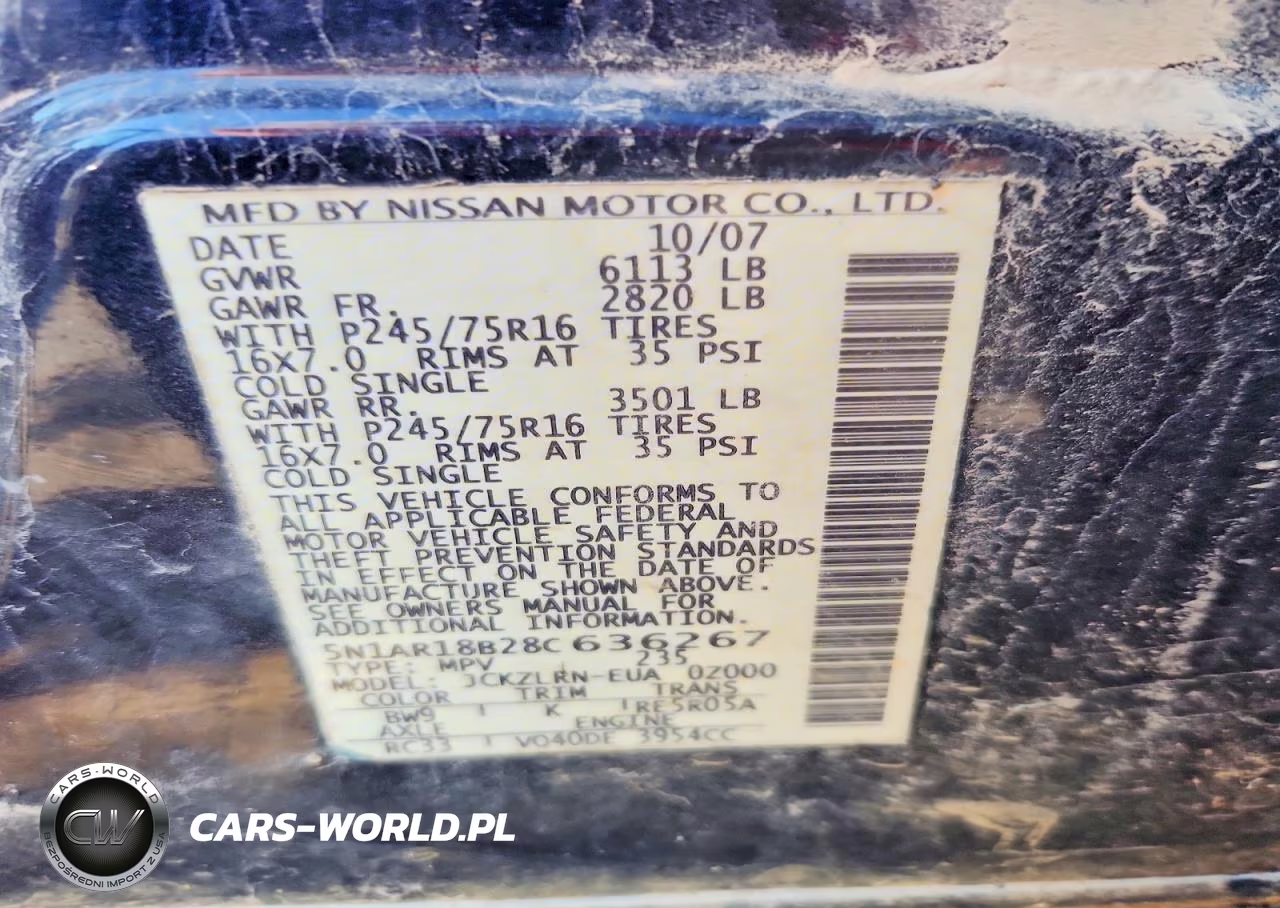 2008 Nissan Pathfinder S VIN:5N1AR18B28C636267 - 13