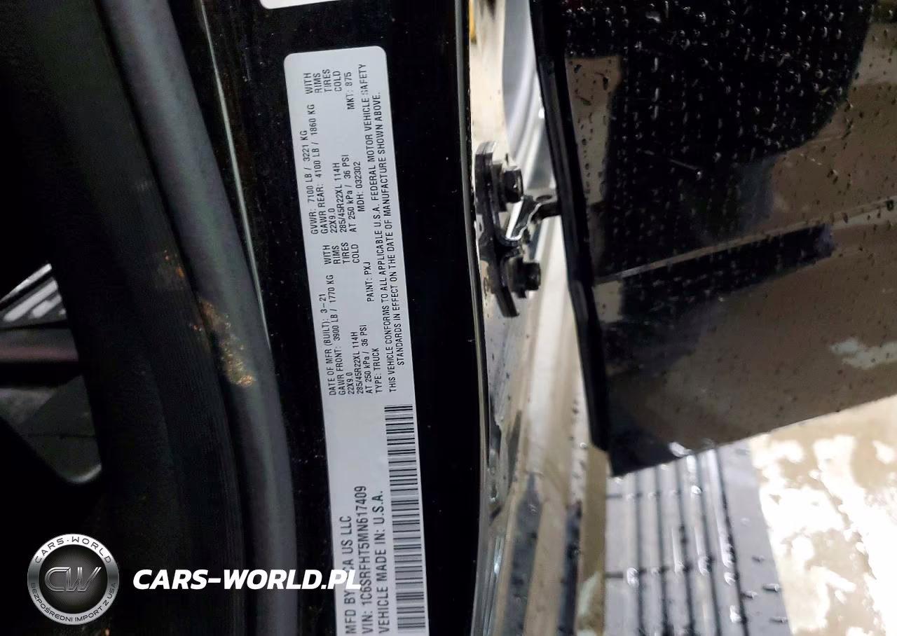 2021 Ram 1500 Limited VIN:1C6SRFHT5MN617409 - 13