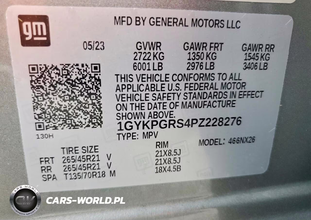2023 Cadillac Xt6 Sport VIN:1GYKPGRS4PZ228276 - 13