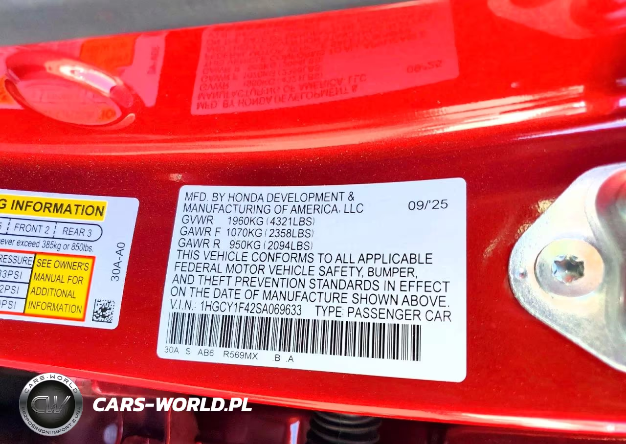 2025 Honda Accord Se VIN:1HGCY1F42SA069633 - 13