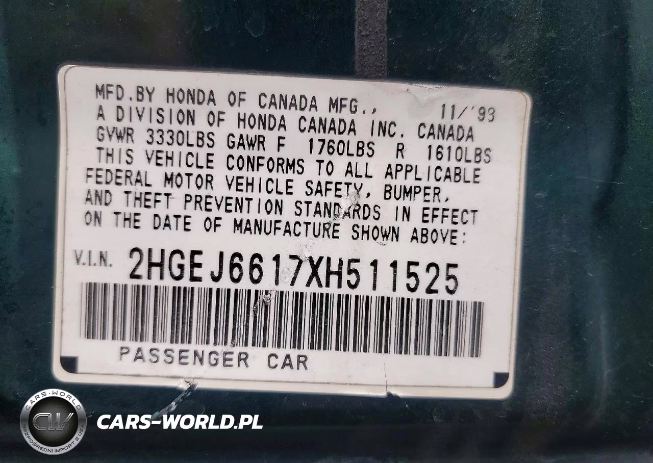 1999 Honda Civic Base VIN:2HGEJ6617XH511525 - 12