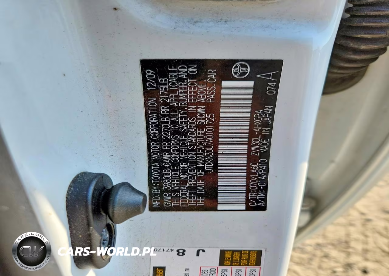 2010 Toyota Prius Iv VIN:JTDKN3DU7A0101725 - 12