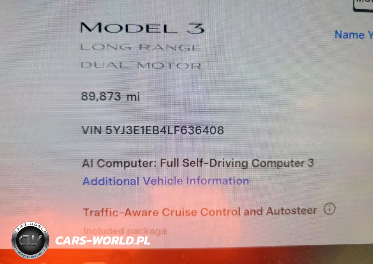 2020 Tesla Model 3 VIN:5YJ3E1EB4LF636408 - 9