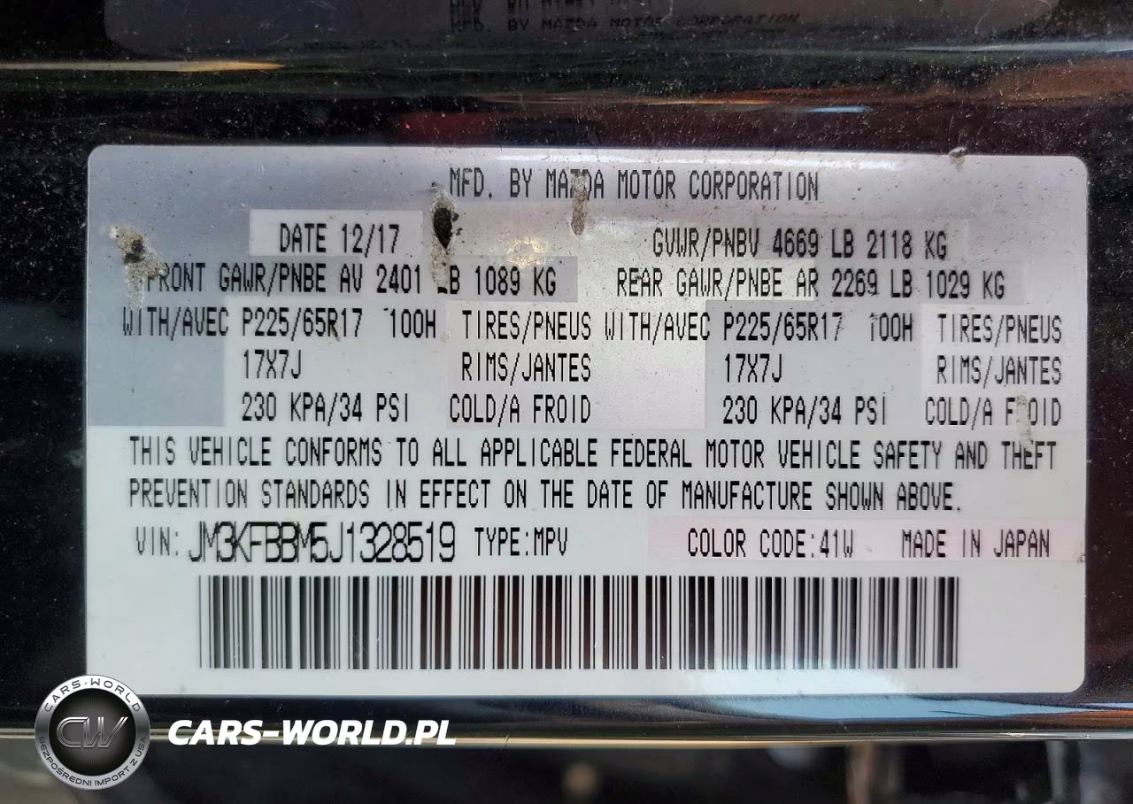 2018 Mazda Cx-5 Sport VIN:JM3KFBBM5J1328519 - 13