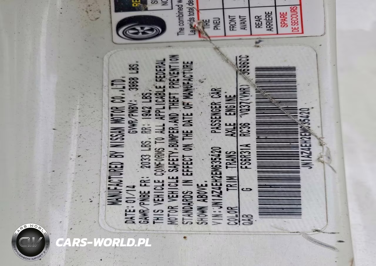 2014 NISSAN 370Z VIN:JN1AZ4EH2EM635420 - 12