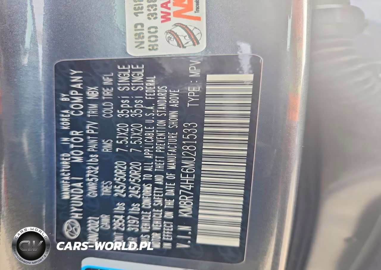 2021 Hyundai Palisade Calligraphy VIN:KM8R74HE6MU281533 - 13