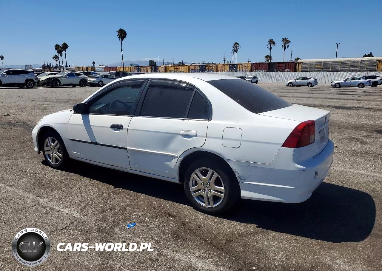 2004 Honda Civic Dx Vp VIN:2HGES16394H587177 - 2