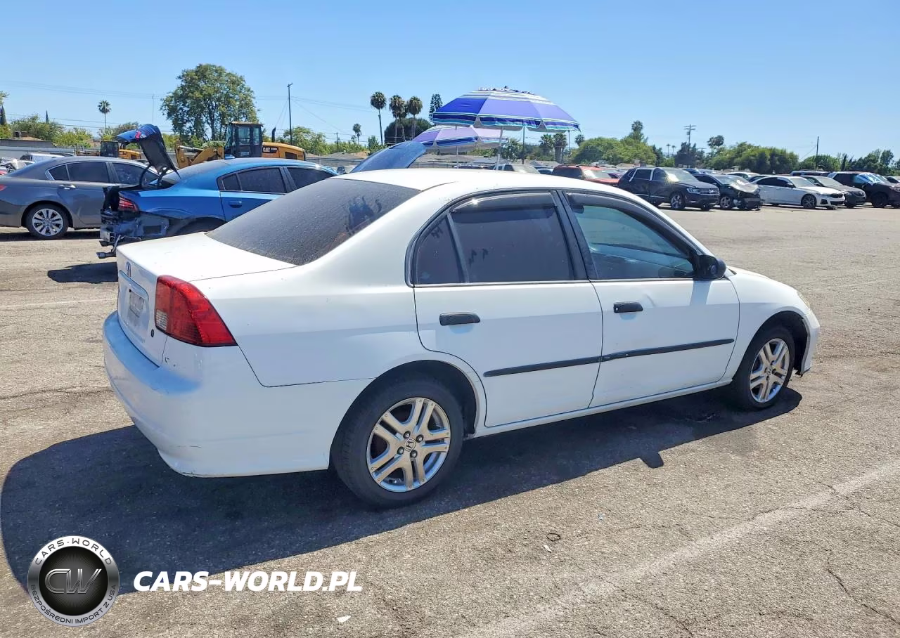 2004 Honda Civic Dx Vp VIN:2HGES16394H587177 - 3