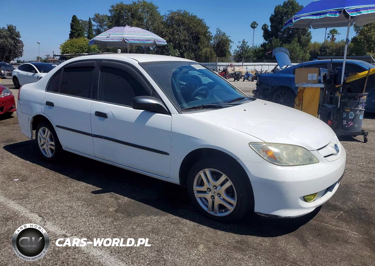 2004 Honda Civic Dx Vp VIN:2HGES16394H587177 - 4