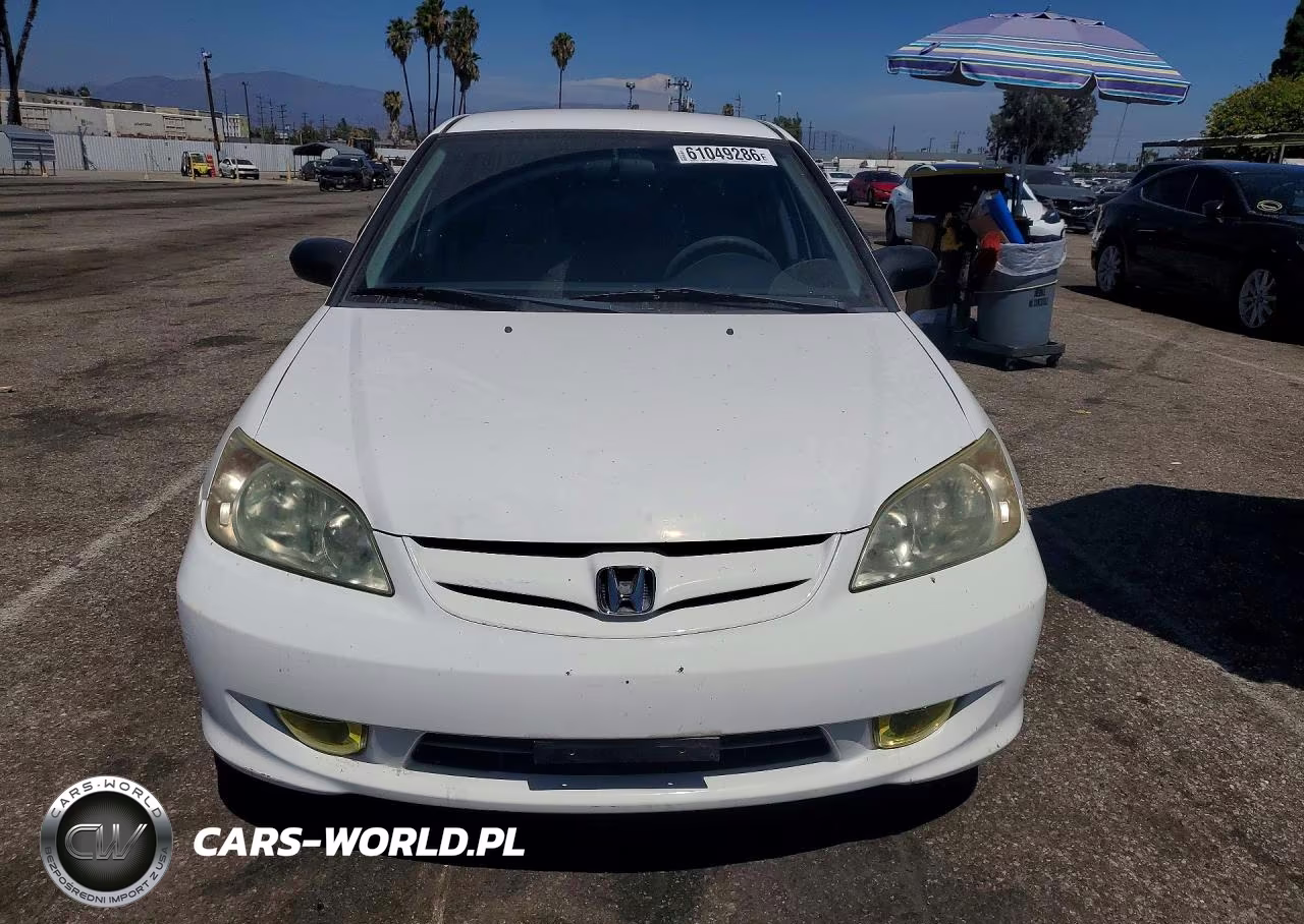 2004 Honda Civic Dx Vp VIN:2HGES16394H587177 - 5