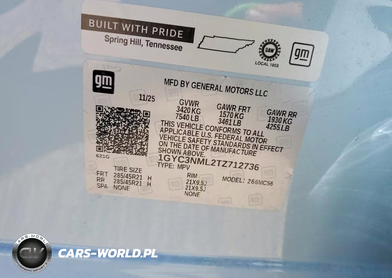 2026 Cadillac Vistiq Sport VIN:1GYC3NML2TZ712736 - 14