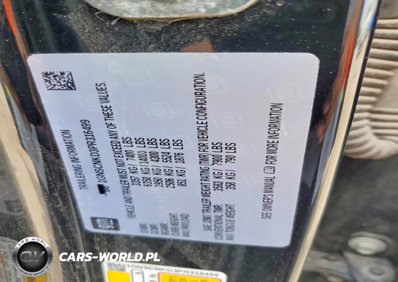 2023 Chevrolet Tahoe C1500 Lt VIN:1GNSCNKD3PR316499 - 13