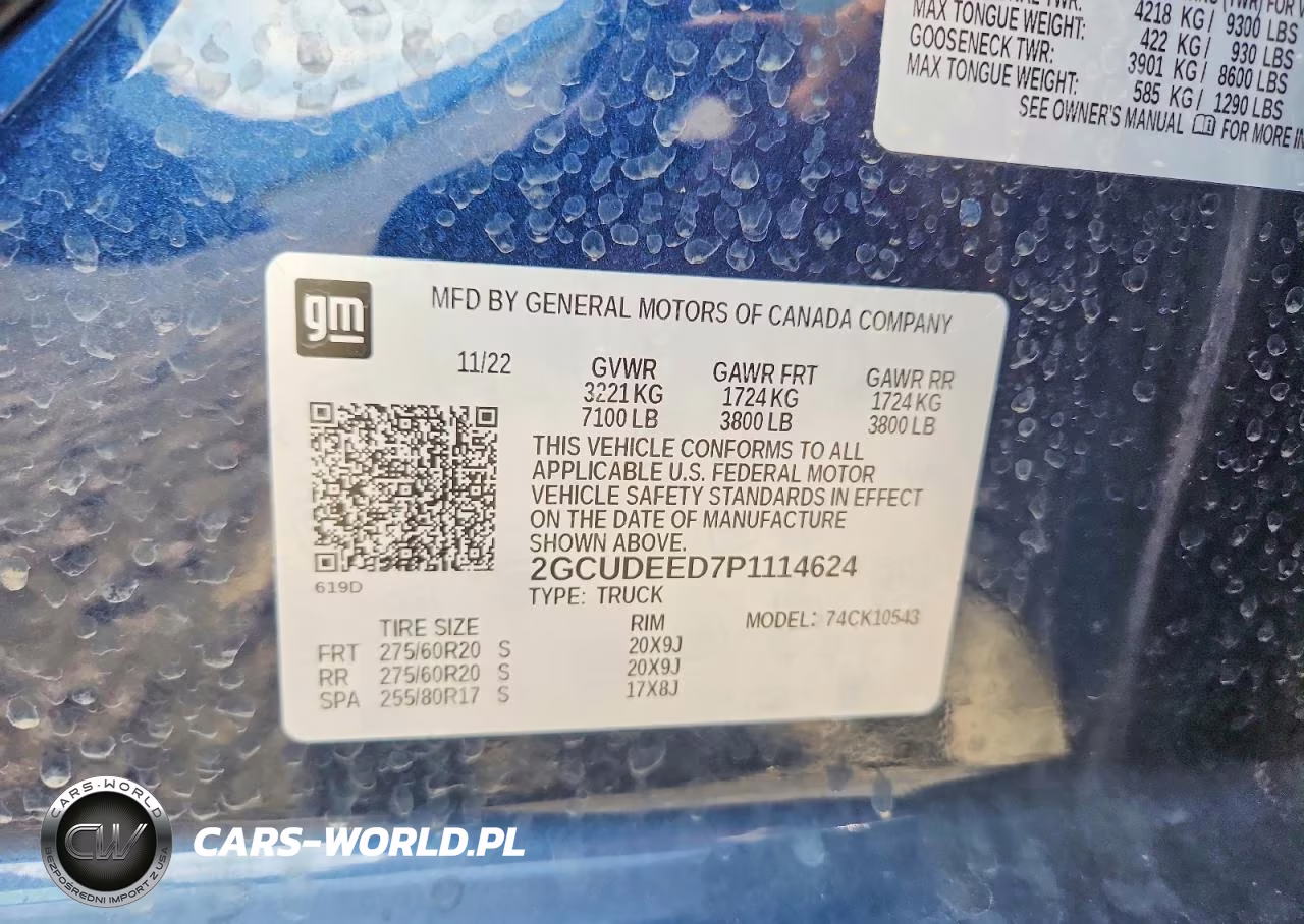 2023 Chevrolet Silverado K1500 Rst VIN:2GCUDEED7P1114624 - 12
