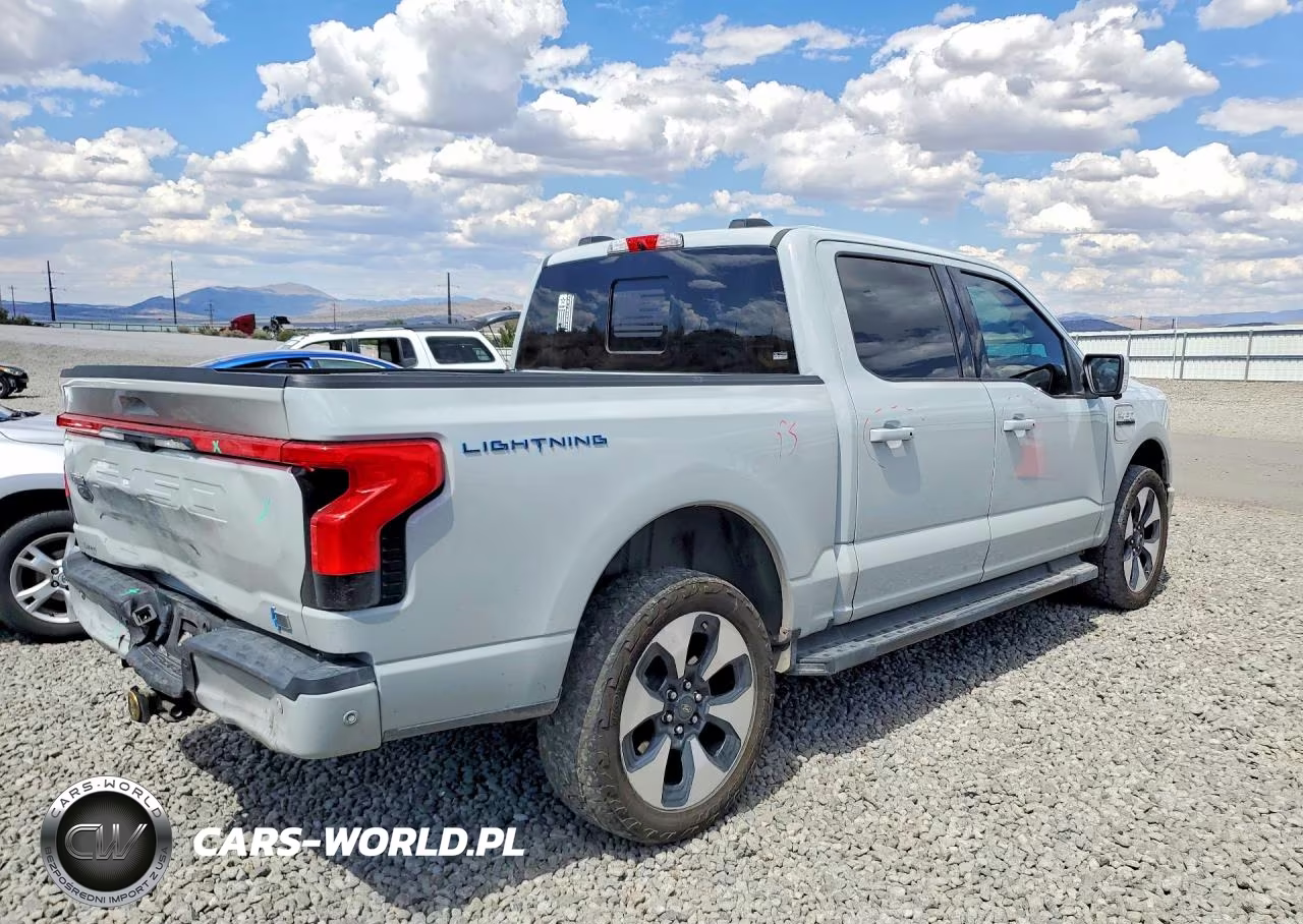 2023 Ford F150 Lightning Pro VIN:1FT6W1EV2PWG26420 - 3