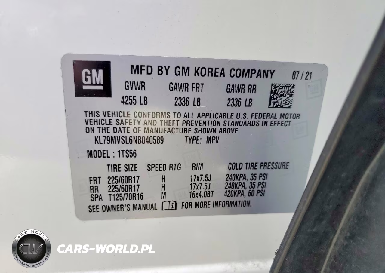 2022 Chevrolet Trailblazer Activ VIN:KL79MVSL6NB040589 - 14