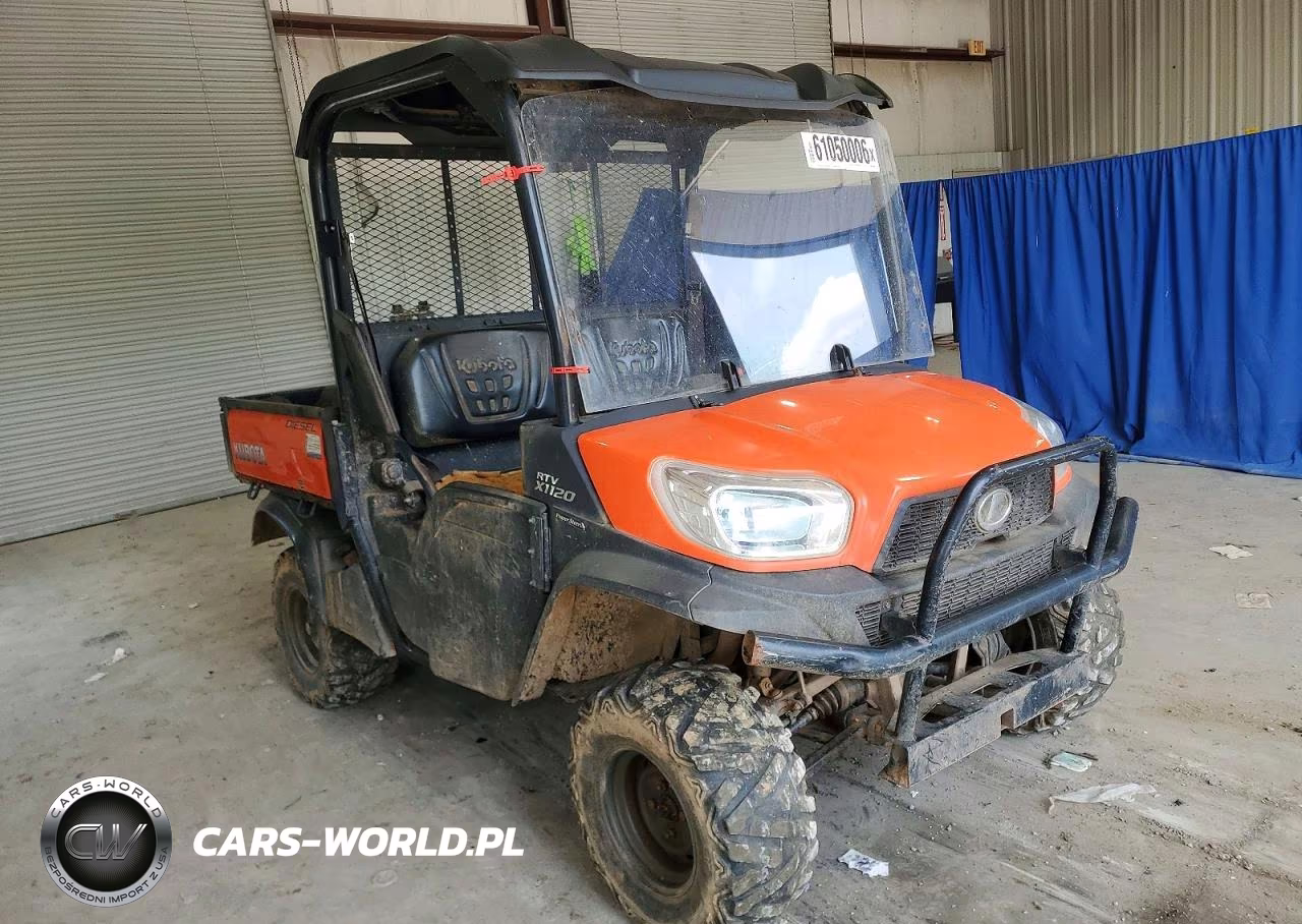 2018 Kubota Rtv 1120 Utility Vehicle