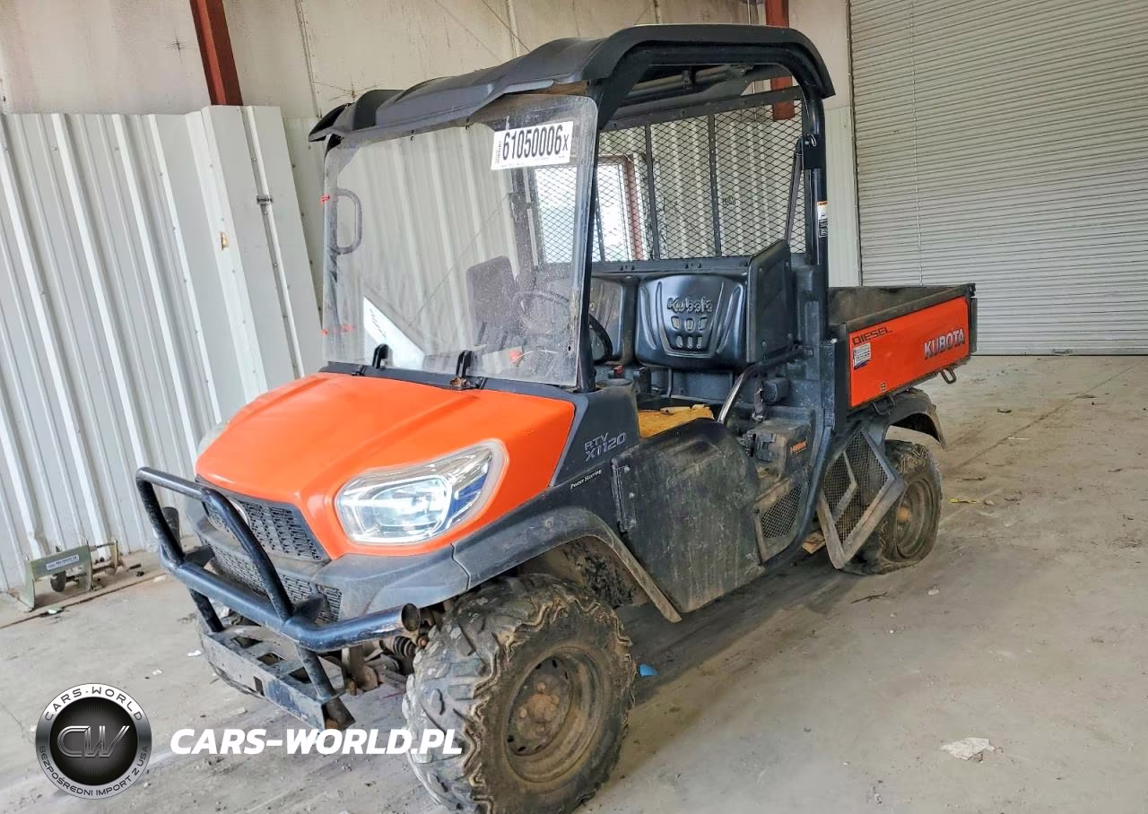 2018 Kubota Rtv 1120 Utility Vehicle VIN:A5KF1GDBJJG030682 - 2