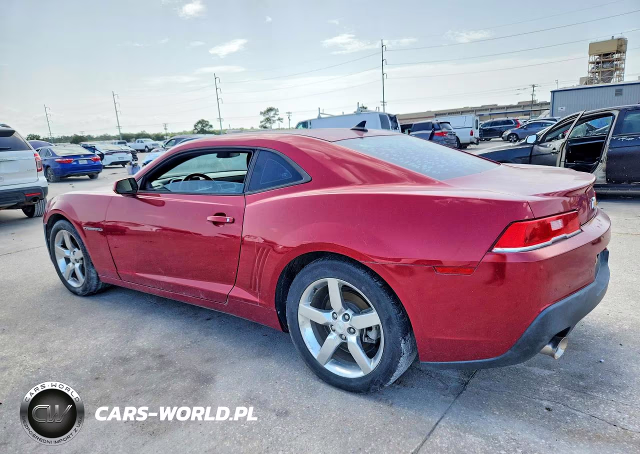 2015 Chevrolet Camaro Lt VIN:2G1FD1E30F9260820 - 2