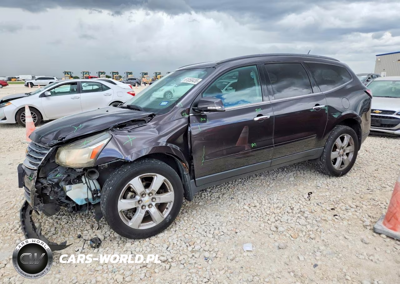 2017 Chevrolet Traverse Lt VIN:1GNKRGKD7HJ324583 - 1