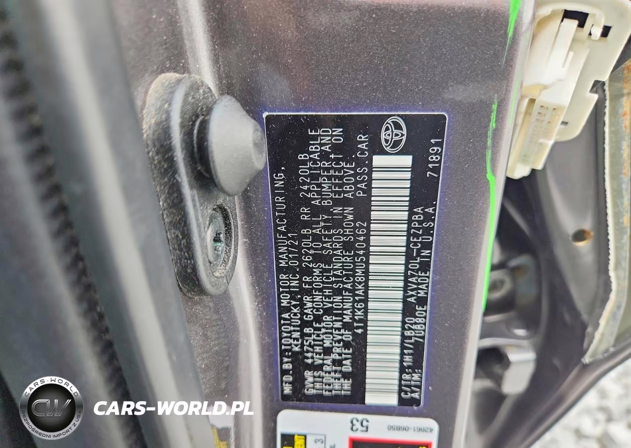2021 Toyota Camry Xse VIN:4T1K61AK8MU540462 - 12