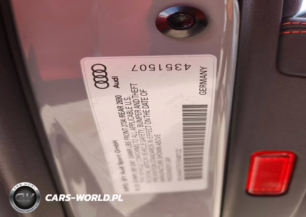 2024 Audi Rs5 VIN:WUAAWCF51RA901122 - 12