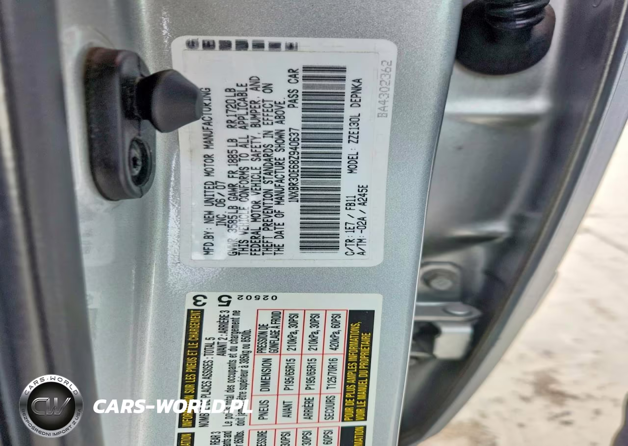 2008 Toyota Corolla Le VIN:1NXBR30E68Z940637 - 12