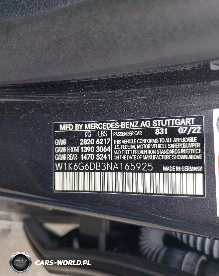 2022 Mercedes-Benz S 500 4Matic VIN:W1K6G6DB3NA165925 - 12
