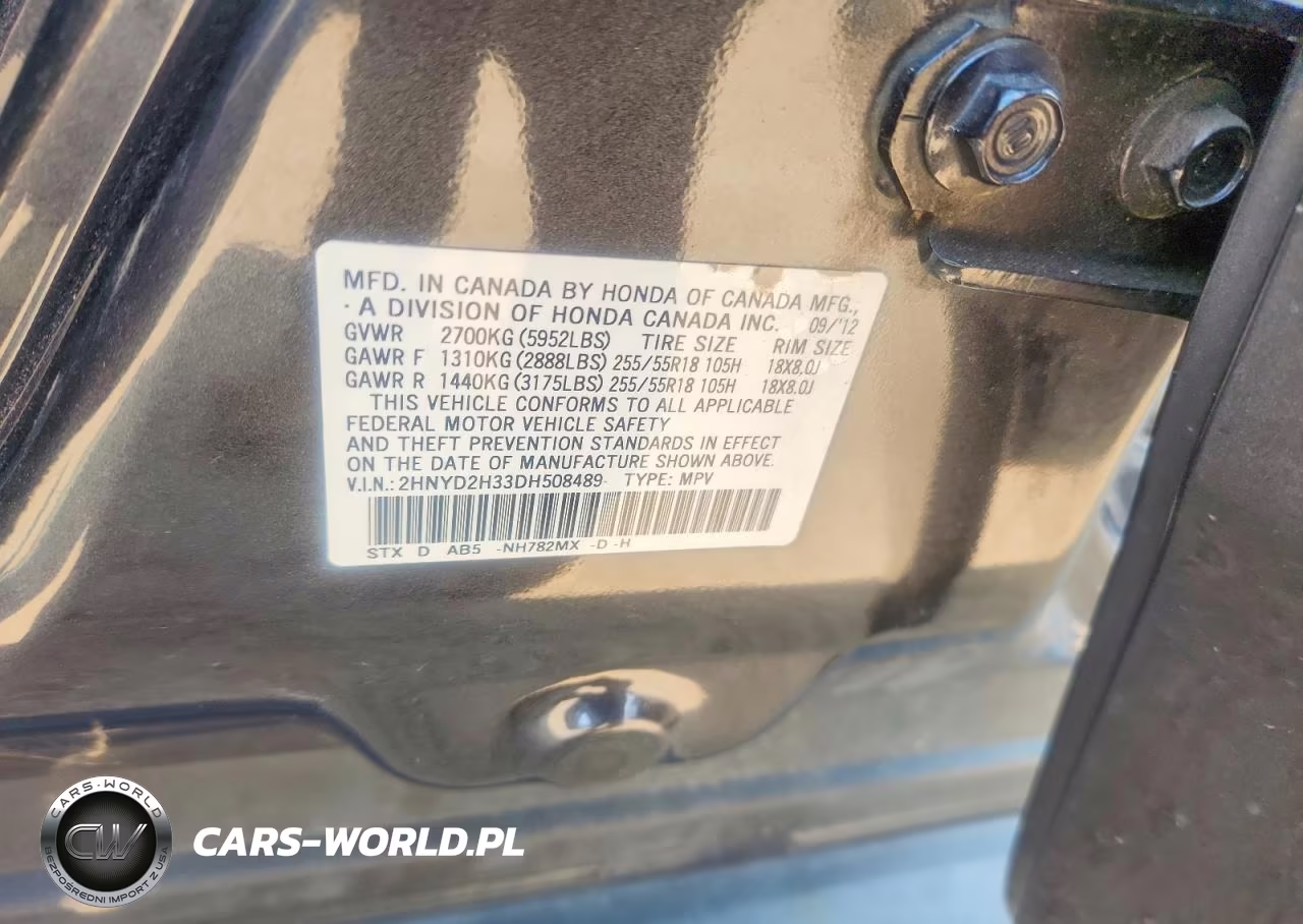 2013 Acura Mdx Technology VIN:2HNYD2H33DH508489 - 13