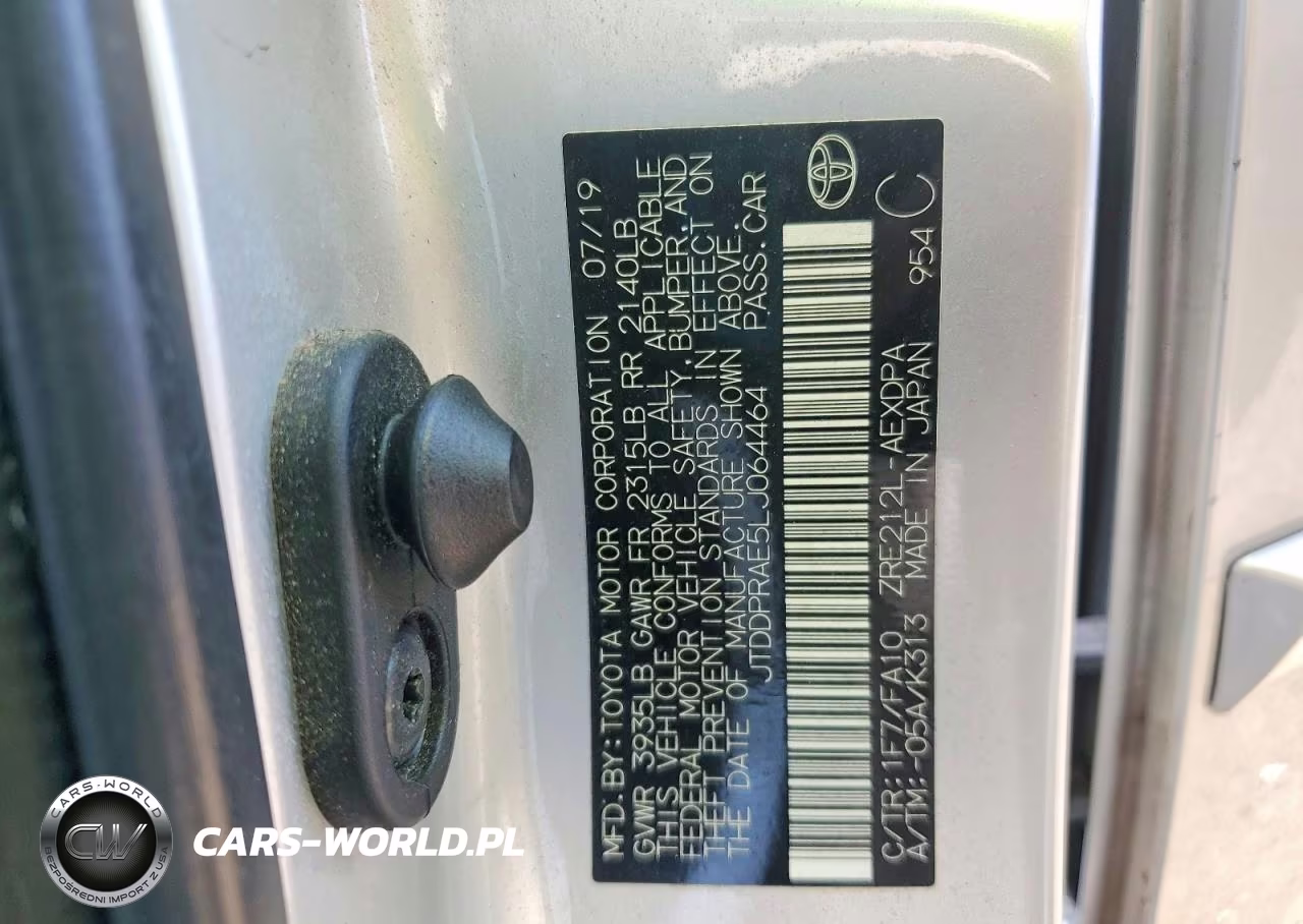 2020 Toyota Corolla L VIN:JTDDPRAE5LJ064464 - 12