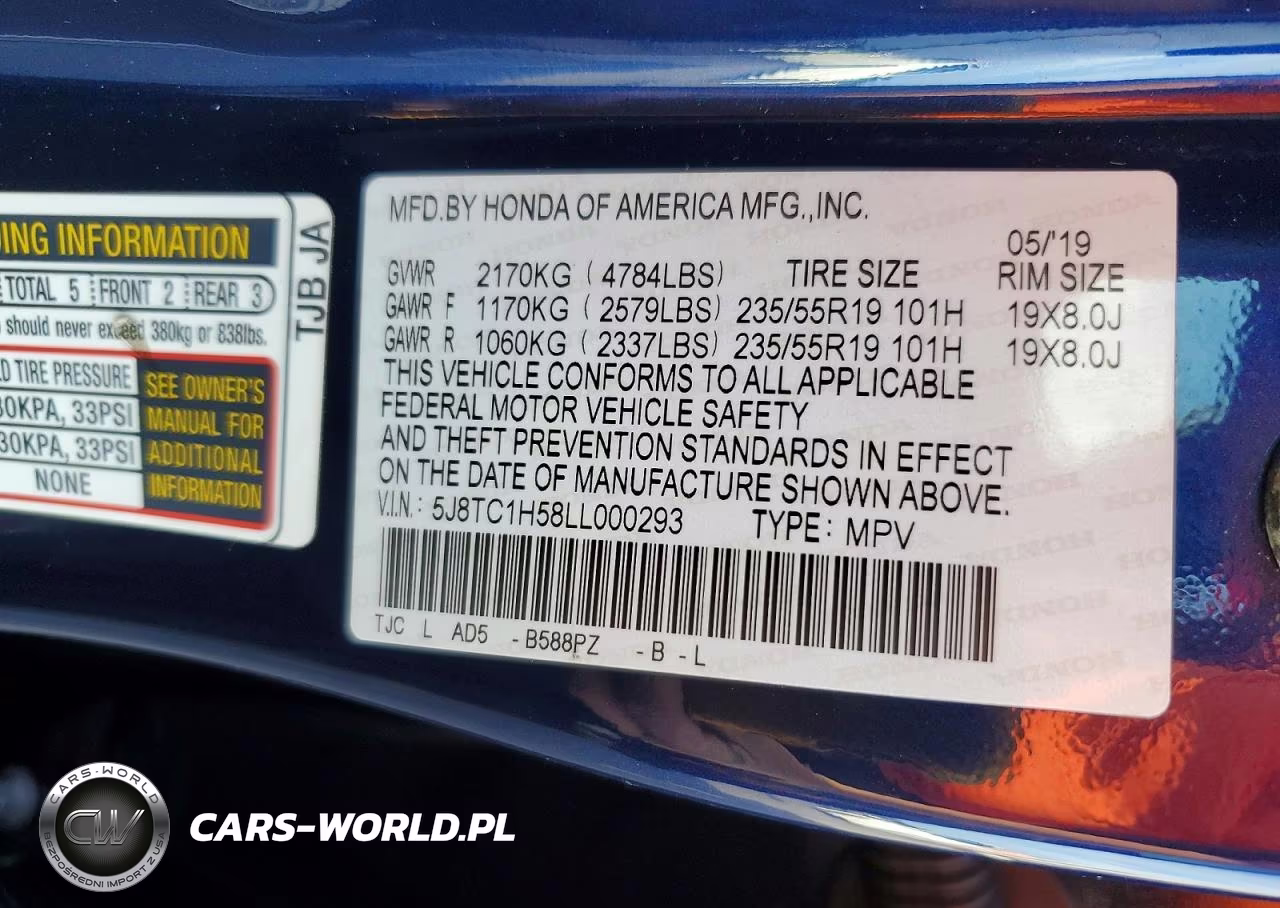 2020 Acura Rdx Technology VIN:5J8TC1H58LL000293 - 13