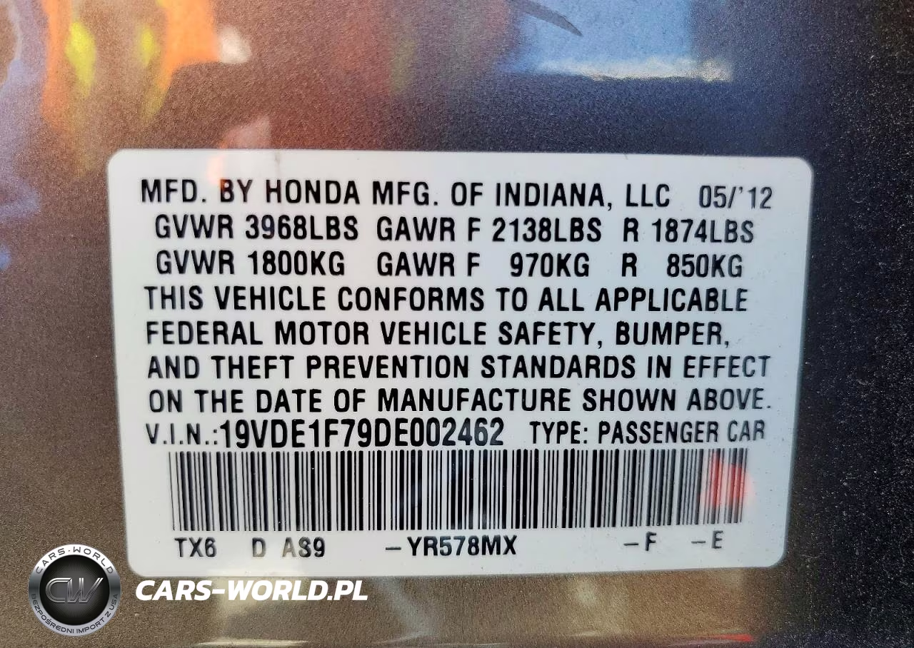2013 Acura Ilx 20 Tech VIN:19VDE1F79DE002462 - 12