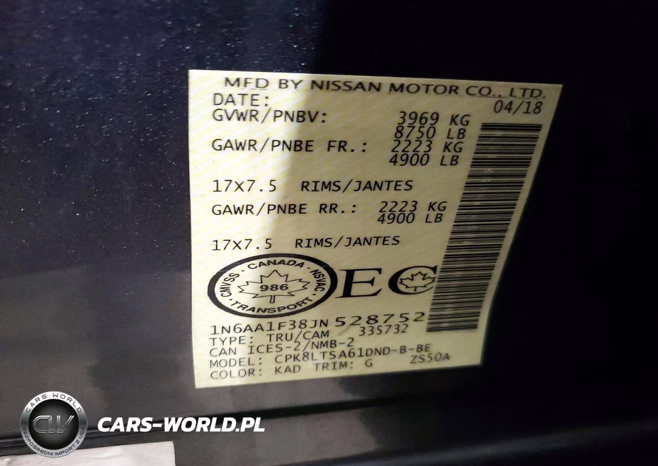 2018 Nissan Titan Xd S VIN:1N6AA1F38JN528752 - 12