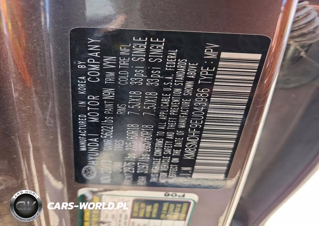 2014 Hyundai Santa Fe Gls VIN:KM8SMDHF9EU043986 - 13