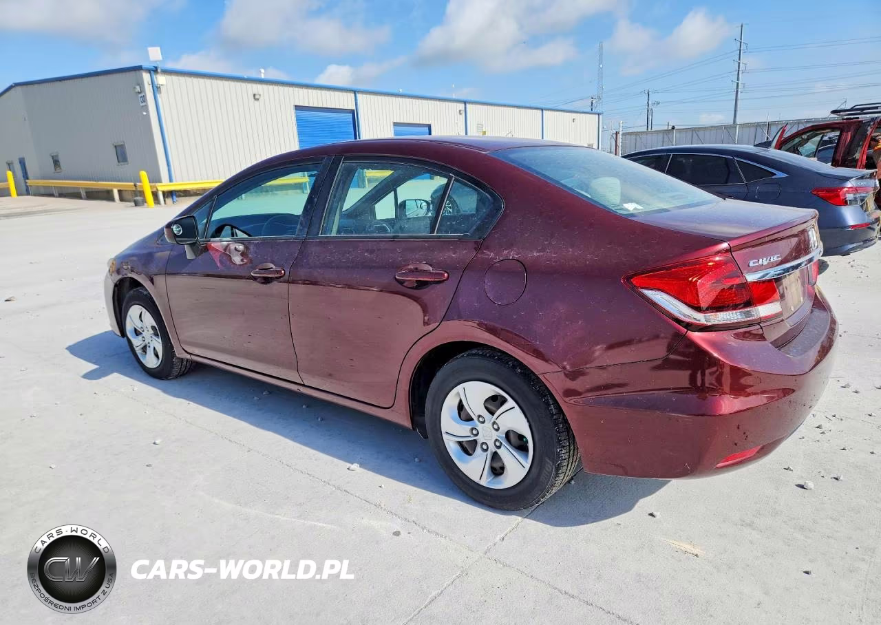 2014 Honda Civic Lx VIN:2HGFB2F5XEH553584 - 2