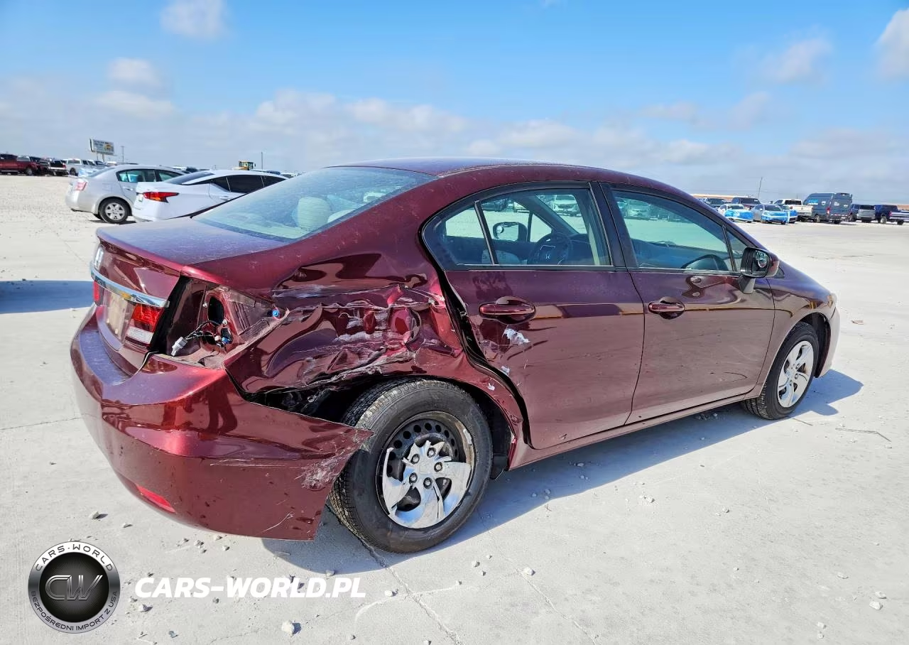 2014 Honda Civic Lx VIN:2HGFB2F5XEH553584 - 3