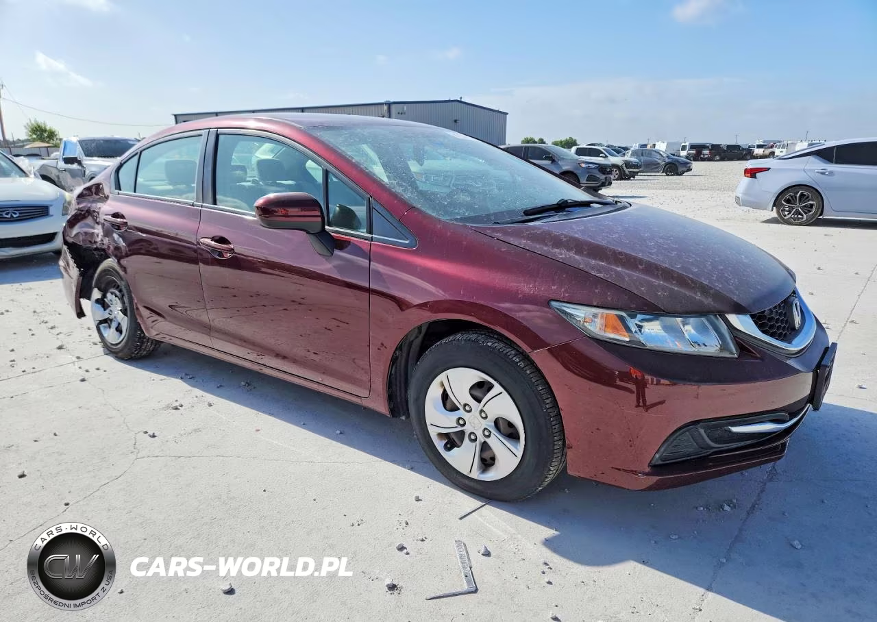 2014 Honda Civic Lx VIN:2HGFB2F5XEH553584 - 4