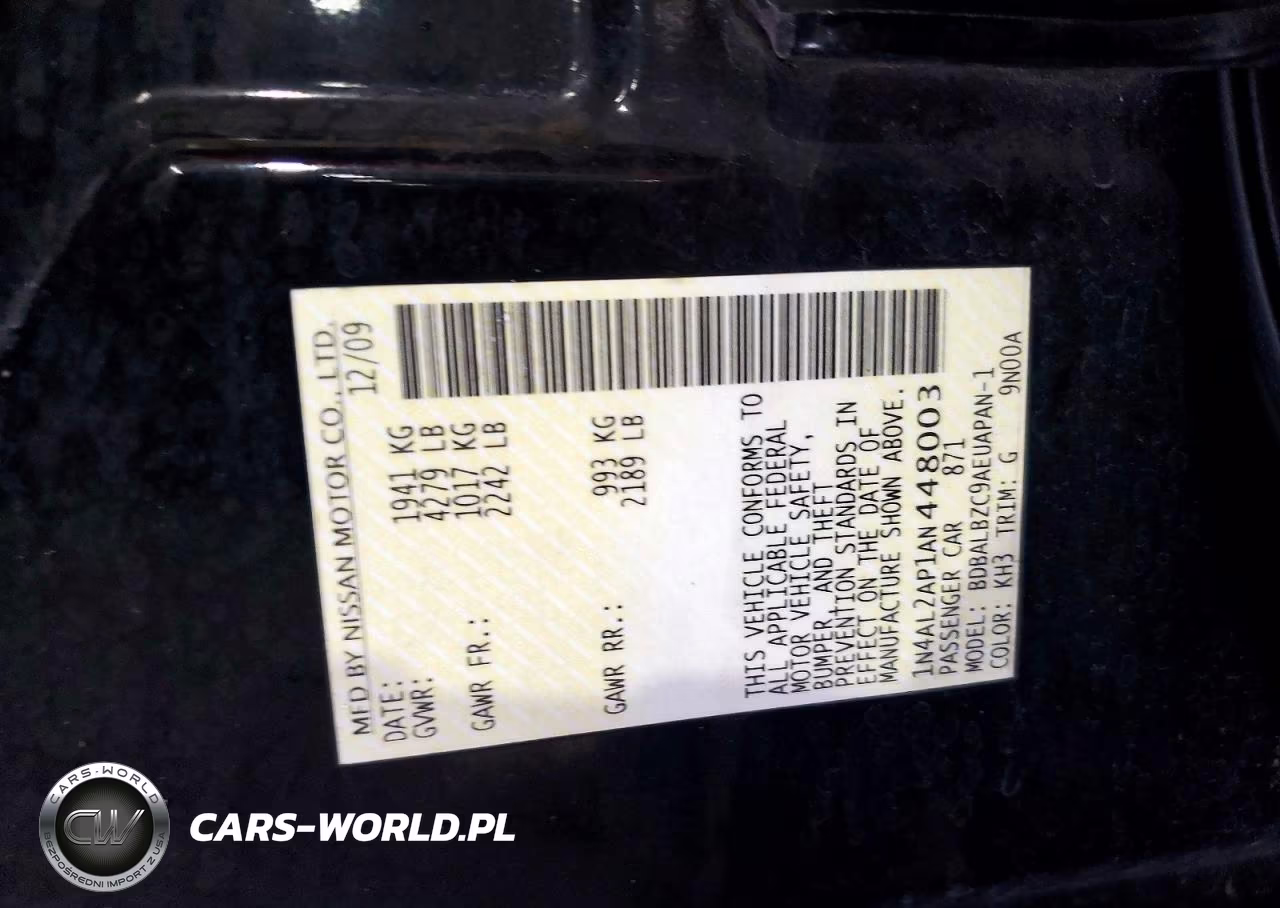 2010 Nissan Altima Base VIN:1N4AL2AP1AN448003 - 12