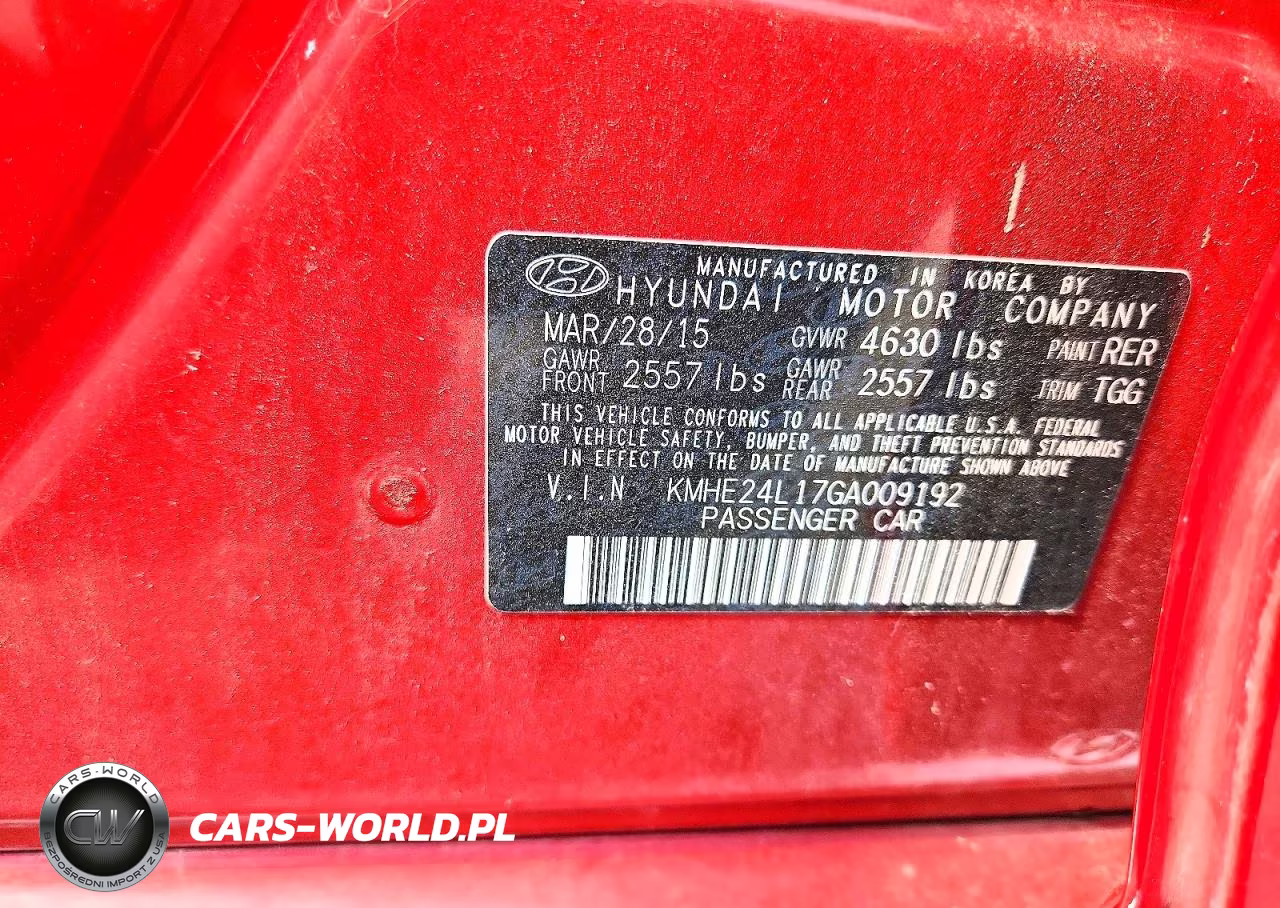 2016 Hyundai Sonata Hybrid Se VIN:KMHE24L17GA009192 - 12