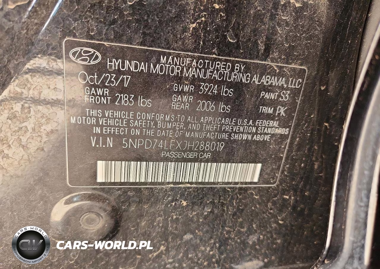 2018 Hyundai Elantra Se VIN:5NPD74LFXJH288019 - 12