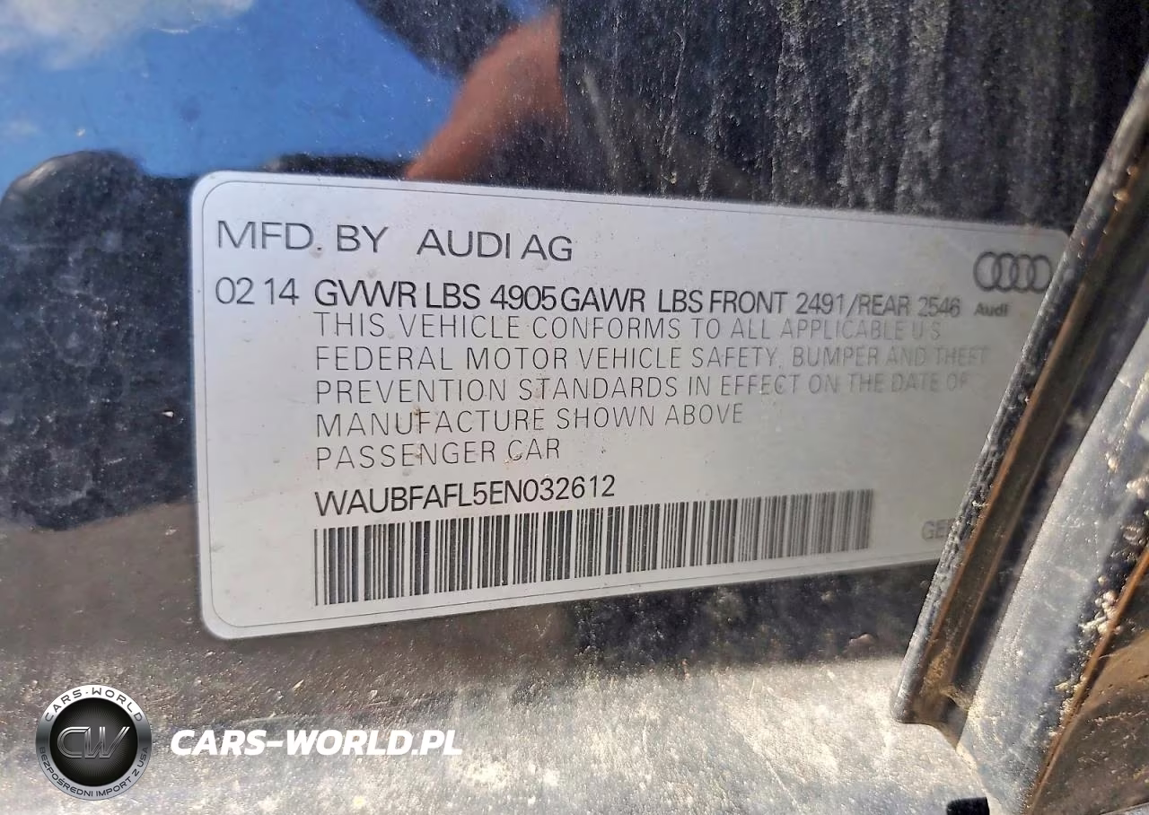 2014 Audi A4 Premium VIN:WAUBFAFL5EN032612 - 12